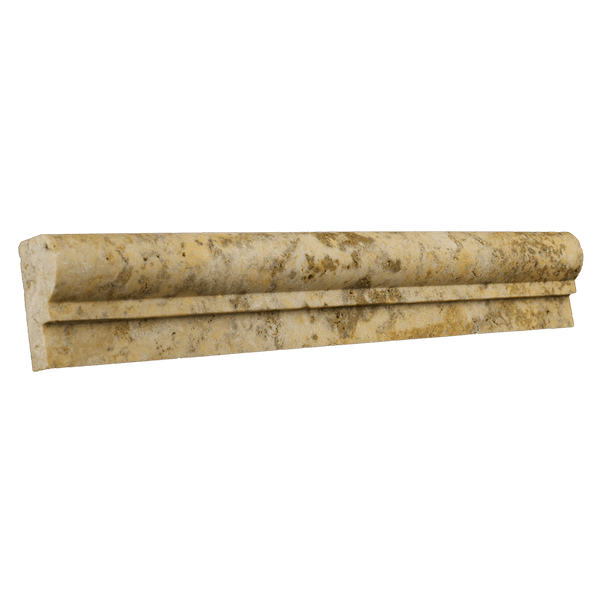 Scabos Travertine Cornice - Honed (1-7/8 x 12 x 1) – DW TILE & STONE